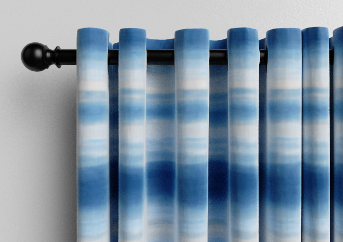 Ombre Velvet, Vivid Blue - Made to Measure Curtains - Image 12